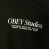 Obey Visual Food For Your Mind Classic T-shirt Black -Samsoe Samsoe Shop image 244