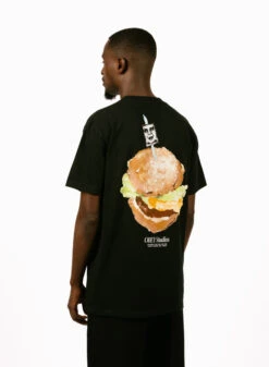 Obey Visual Food For Your Mind Classic T-shirt Black -Samsoe Samsoe Shop image 248