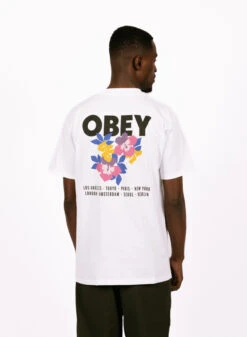 Obey Floral Garden Classic T-shirt White