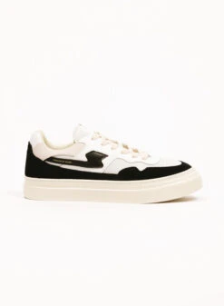 S.W.C. Stepney Workers Club Pearl S Strike Suede White Black -Samsoe Samsoe Shop image 2627