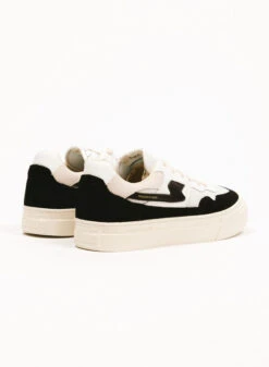 S.W.C. Stepney Workers Club Pearl S Strike Suede White Black -Samsoe Samsoe Shop image 2629