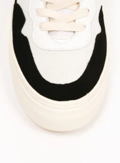 S.W.C. Stepney Workers Club Pearl S Strike Suede White Black -Samsoe Samsoe Shop image 2630