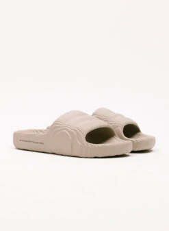 Adidas Originals Adilette 22 Light Brown/Light Brown/Core Black -Samsoe Samsoe Shop image 2646