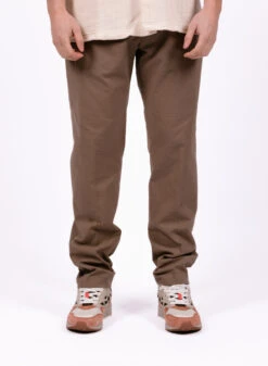 Wax London Campbell Trousers Taupe Seersucker -Samsoe Samsoe Shop image 266