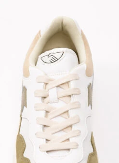 S.W.C. Stepney Workers Club Pearl S-Strike Suede Mix White Mos -Samsoe Samsoe Shop image 2696