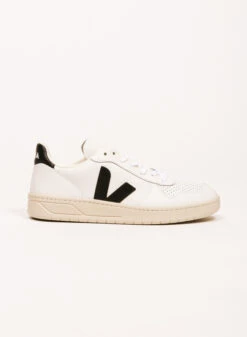 Veja V-10 Leather Extra White Black