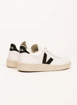 Veja V-10 Leather Extra White Black -Samsoe Samsoe Shop image 2726