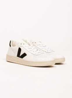 Veja V-10 Leather Extra White Black -Samsoe Samsoe Shop image 2728