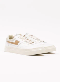 S.W.C. Stepney Workers Club Pearl S-Strike Leather White Eth -Samsoe Samsoe Shop image 2769