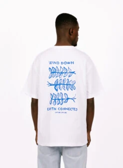 Samsoe Samsoe Sawind Uni T-shirt 11725 White Connected -Samsoe Samsoe Shop image 281