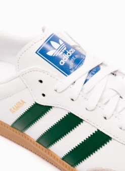 Adidas Originals Samba OG Cloud White / Collegiate Green / Gum -Samsoe Samsoe Shop image 2810