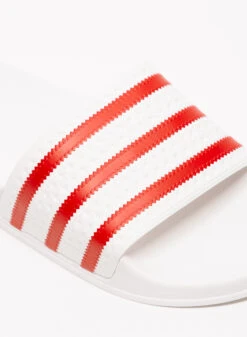 Adidas Originals Adilette White/Red -Samsoe Samsoe Shop image 2833