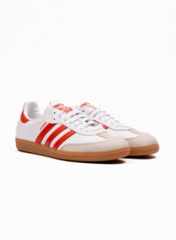 Adidas Originals Samba OG W Cloud White / Solar Red / Off White -Samsoe Samsoe Shop image 2854