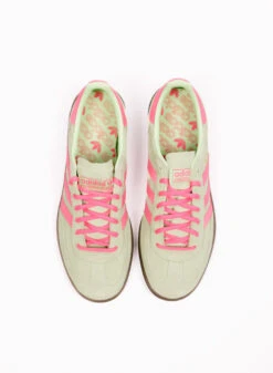 Adidas Originals Handball Spezial Semi Green Spark / Lucid Pink / Gum -Samsoe Samsoe Shop image 2909