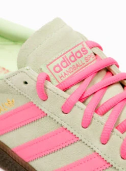 Adidas Originals Handball Spezial Semi Green Spark / Lucid Pink / Gum -Samsoe Samsoe Shop image 2914