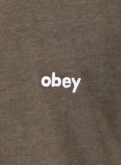 Obey Lowercase Pigment Tee SS Pigment Digital Black -Samsoe Samsoe Shop image 303