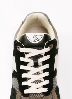 S.W.C. Stepney Workers Club Amiel S-Strike Suede Mix Black Grey -Samsoe Samsoe Shop image 3032