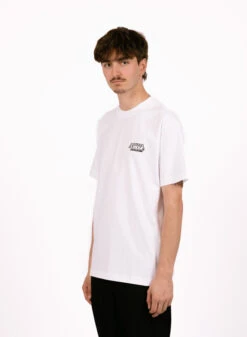 Olaf Hussein Friends Tee Optical White