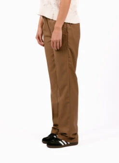 Olaf Hussein WMN Elasticated Pants Light Brown