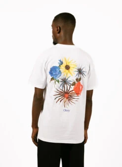 Obey Summer Time Classic T-shirt White -Samsoe Samsoe Shop image 330