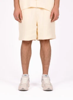 Daily Paper Icing Yellow Enzi Seersucker Shorts