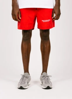 New Amsterdam Surf Association Logo Board Short Red -Samsoe Samsoe Shop image 367