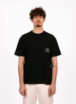 Palmes Vichi Pocket T-Shirt Black -Samsoe Samsoe Shop image 378