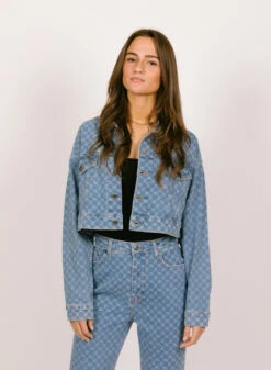Daily Paper Mily Jacket Blue Monogram -Samsoe Samsoe Shop image 381