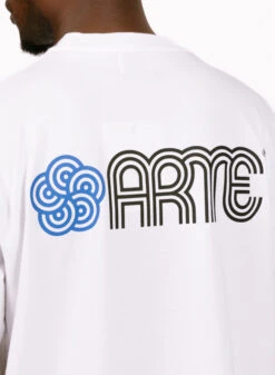 Arte Teo Circle Flower T-shirt White -Samsoe Samsoe Shop image 387