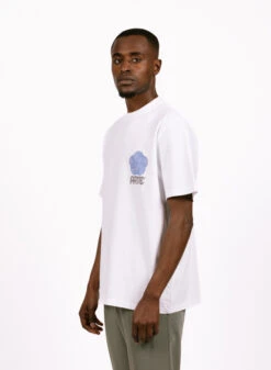 Arte Teo Circle Flower T-shirt White -Samsoe Samsoe Shop image 388
