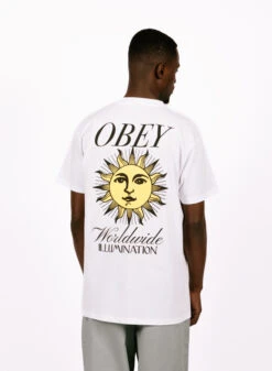 Obey Illumination Classic T-shirt White -Samsoe Samsoe Shop image 418