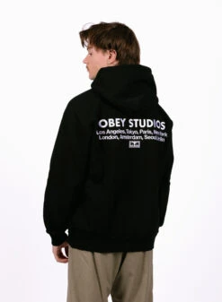 Obey Studios Pullover Black -Samsoe Samsoe Shop image 424
