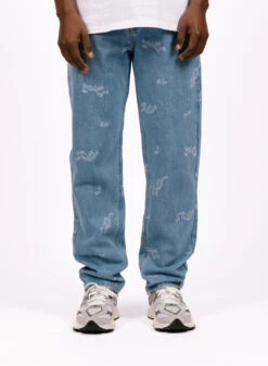 Olaf Hussein Wavy AOP Denim Pants -Samsoe Samsoe Shop image 434