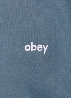 Obey Lowercase Pigment Crew Pigment Coronet Blue -Samsoe Samsoe Shop image 439