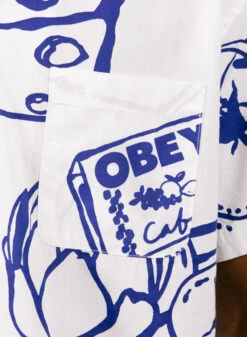Obey Still Life SS Shirt White Multi -Samsoe Samsoe Shop image 477
