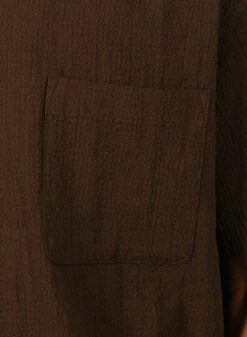 Obey Sunrise Shirt Java Brown -Samsoe Samsoe Shop image 490