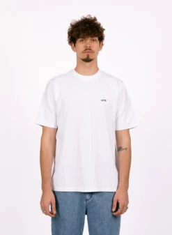 Arte Teo Back Hearts T-shirt White -Samsoe Samsoe Shop image 518