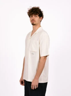 Olaf Hussein Cotton Linen SS Shirt Bone -Samsoe Samsoe Shop image 525
