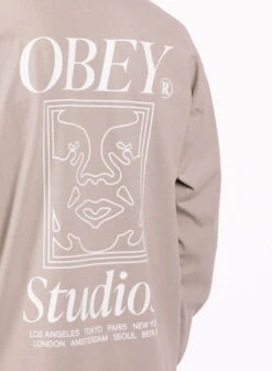 Obey Studios Icon Silver Grey -Samsoe Samsoe Shop image 529