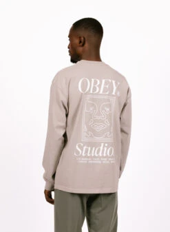 Obey Studios Icon Silver Grey -Samsoe Samsoe Shop image 530