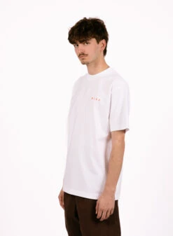 Olaf Hussein Face Crayon Tee Optical White