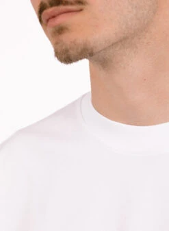 Olaf Hussein Face Crayon Tee Optical White -Samsoe Samsoe Shop image 533