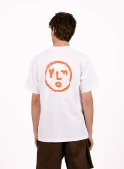 Olaf Hussein Face Crayon Tee Optical White -Samsoe Samsoe Shop image 534