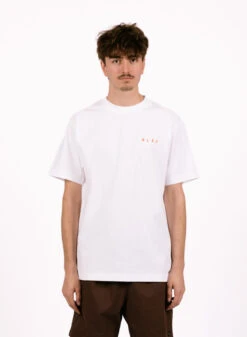 Olaf Hussein Face Crayon Tee Optical White -Samsoe Samsoe Shop image 536