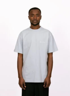 Olaf Hussein Face Tee Baby Blue -Samsoe Samsoe Shop image 541