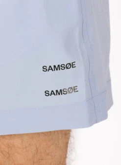 Samsoe Samsoe Moses Swim Shorts 14702 Brunnera Blue -Samsoe Samsoe Shop image 571