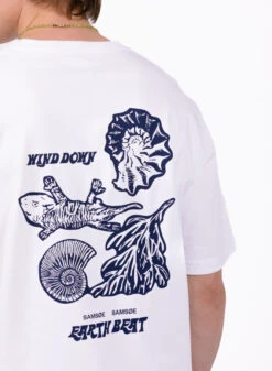 Samsoe Samsoe Sawind Uni T-shirt 11725 White Fossil -Samsoe Samsoe Shop image 607