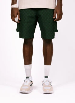 Daily Paper Benji Monogram Cargo Shorts Pine Green -Samsoe Samsoe Shop image 647