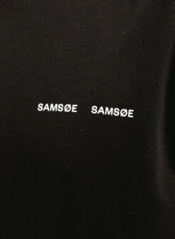 Samsoe Samsoe Norsbro T-shirt 6024 Black -Samsoe Samsoe Shop image 652