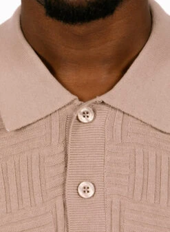 Obey Alfred Polo Sweater Silver Grey -Samsoe Samsoe Shop image 657